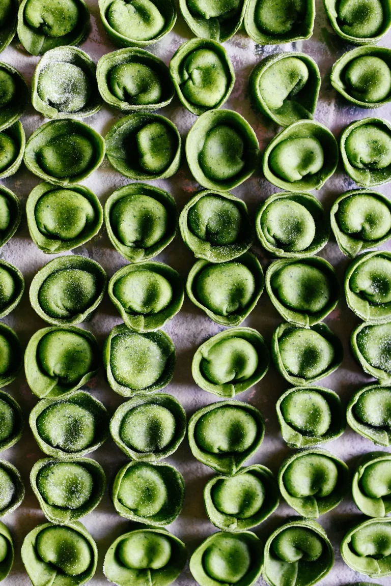Spinach and Ricotta Cappelletti with a Butter and Sage Sauce