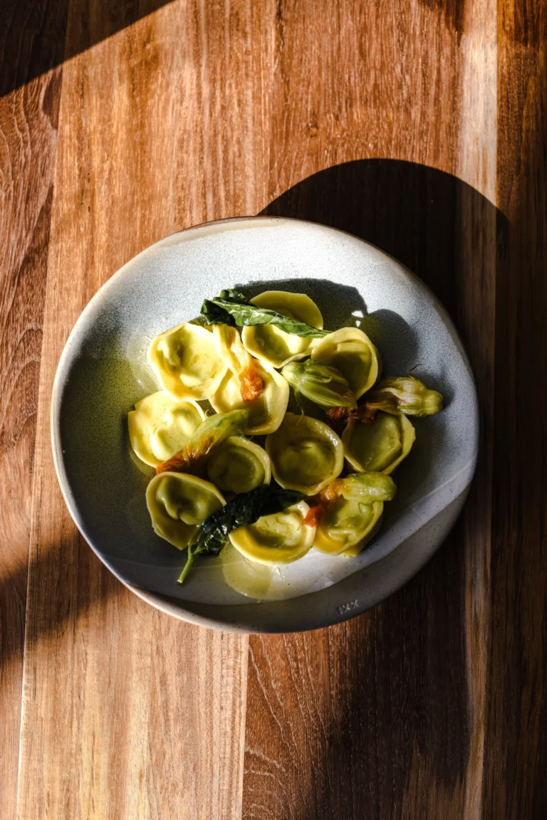 Zucchini Cappelletti with Fiori di Zucca
