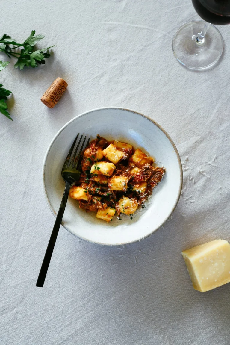 Gnocchi di patate with short rib ragu