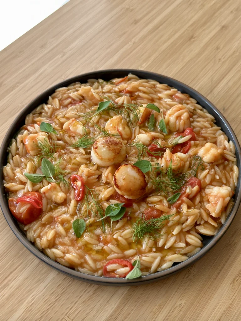 Prawn and Scallop Orzo