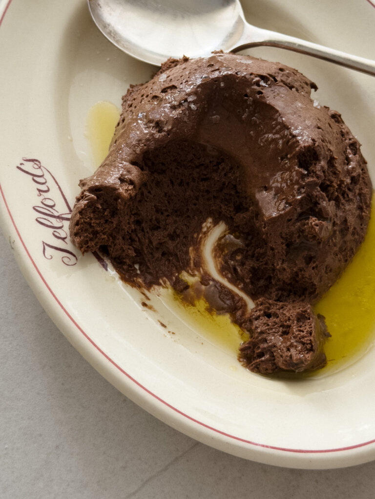 A really decadent chocolate mousse
