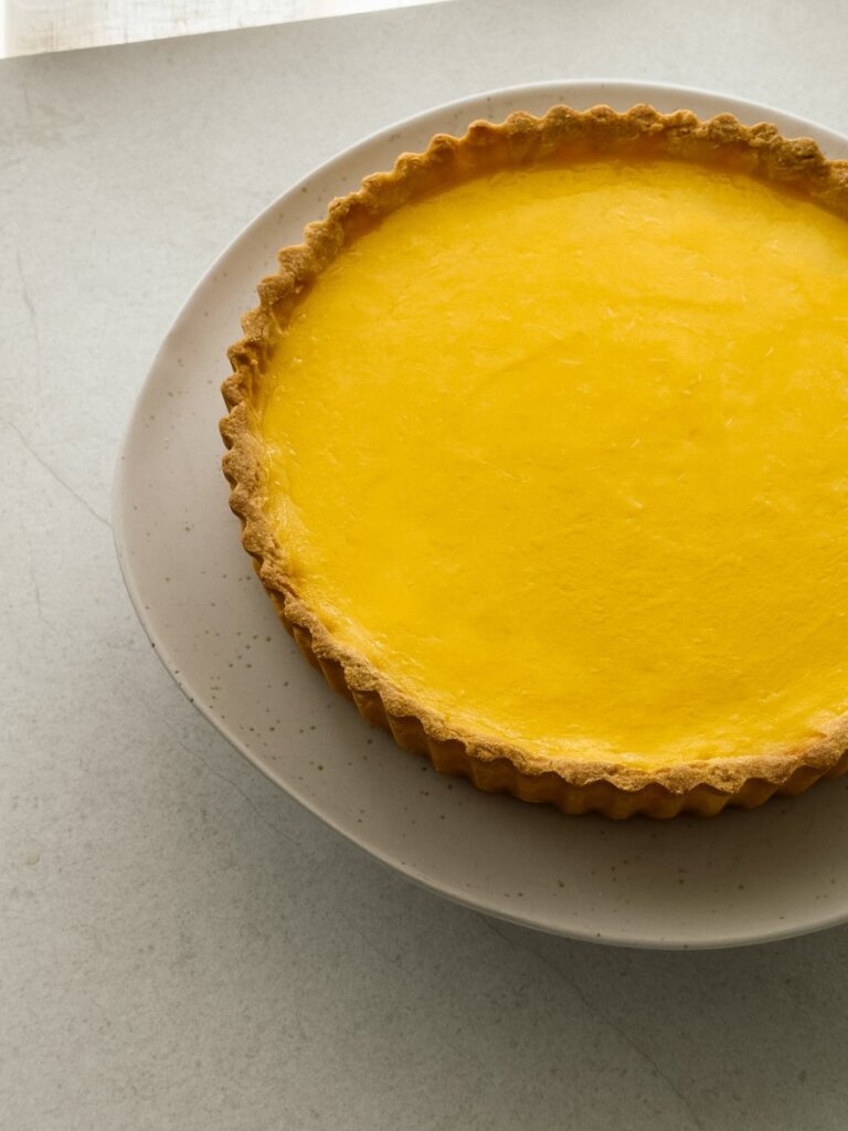 Classic lemon tart (tart au citron)