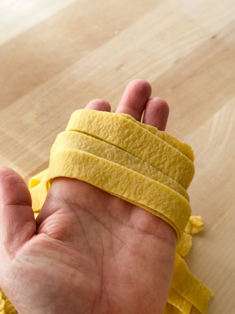 A step-by-step guide to making pasta ruvida