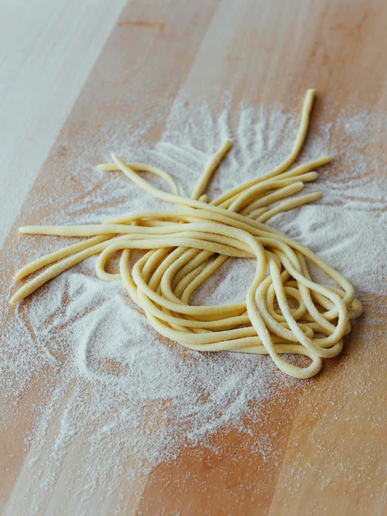 Homemade Pici Pasta
